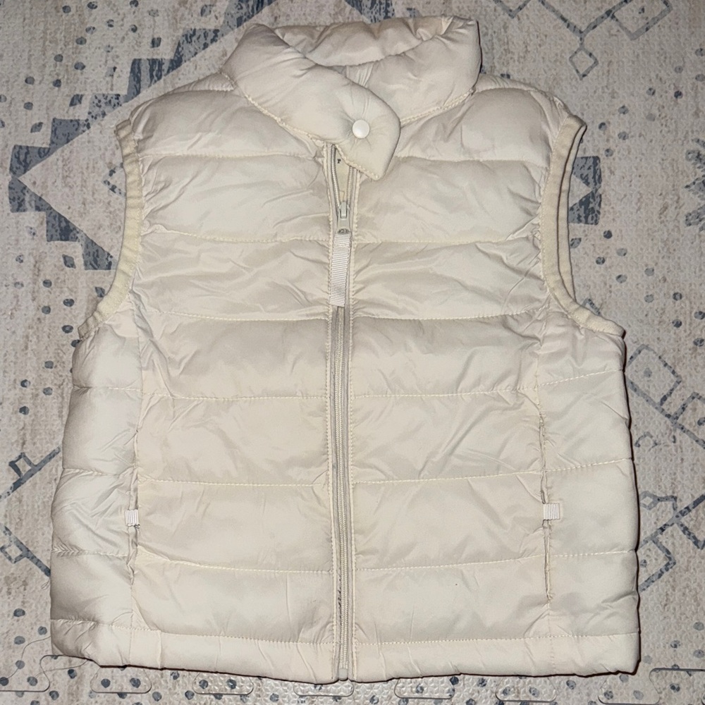 Copper Key Cream Puffer Vest